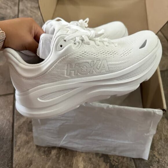 Hoka White Winter & Rain Boots - Picture 1 of 5